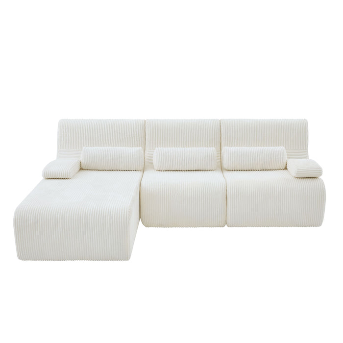Oversized Sectional Sofa, Living Room Seating With Modular Design Hearth and Haven