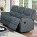 Modern Contemporary Style Recliner Sofa With Plush Armrest And Headrest Home Essentials
