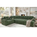 U - Shape Sectional Pull Out Bed With Console, Storage, And USB Charging Home Essentials