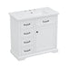 Modern Bathroom Vanity With Sink Top, 4 Drawers And 1 Soft-Close Door Hearth and Haven