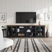 TV Stand Console For TVs Up To 100" - Black / Whiskey Home Essentials
