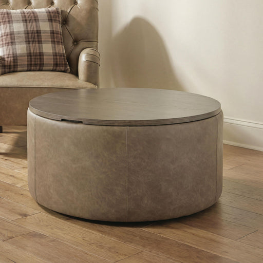 Bethanstone - Storage Ottoman - Warm Brown Signature Design by Ashley®