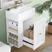 Modern Bathroom Vanity With Sink, Storage Cabinet, Drawer & Side Shelf Hearth and Haven