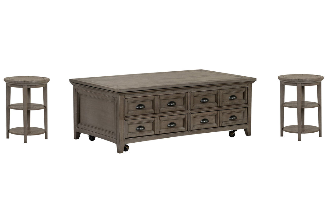 Paxton Place - Lift Top Storage Caster Cocktail Table Set Magnussen Furniture