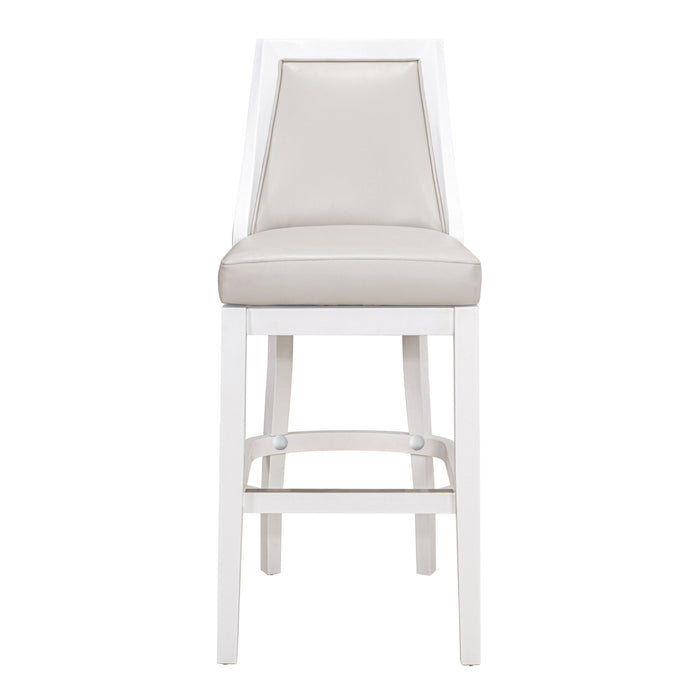 Modern Swivel Stool With Tall Back Home Essentials