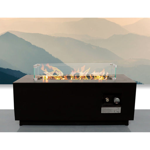 Outdoor Fire Pit Table With Lid, Fuel Versatility LSI Patio Furniture