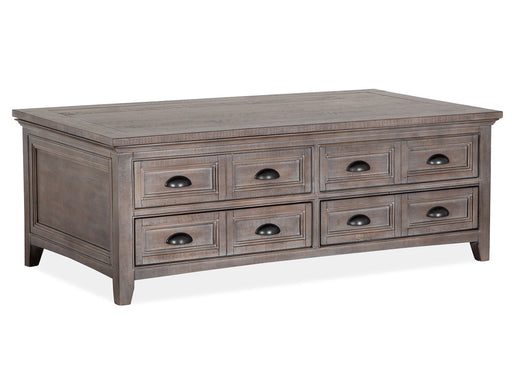 Paxton Place - Lift Top Storage Cocktail Table With Casters - Dovetail Gray Magnussen Furniture