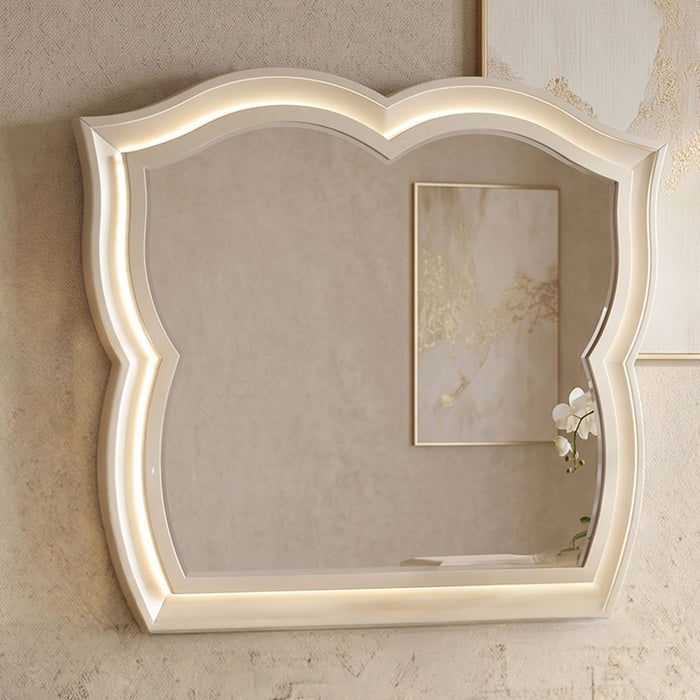 Flora - Framed Mirror With LED Lighting (Dresser Not Included) - Champagne Matrix Furniture Group