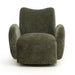 360° Swivel Accent Chair For Living Room - Olive Green Home Essentials