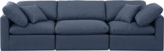 Indulge - Linen 3 Seat Modular Sofa Meridian Furniture