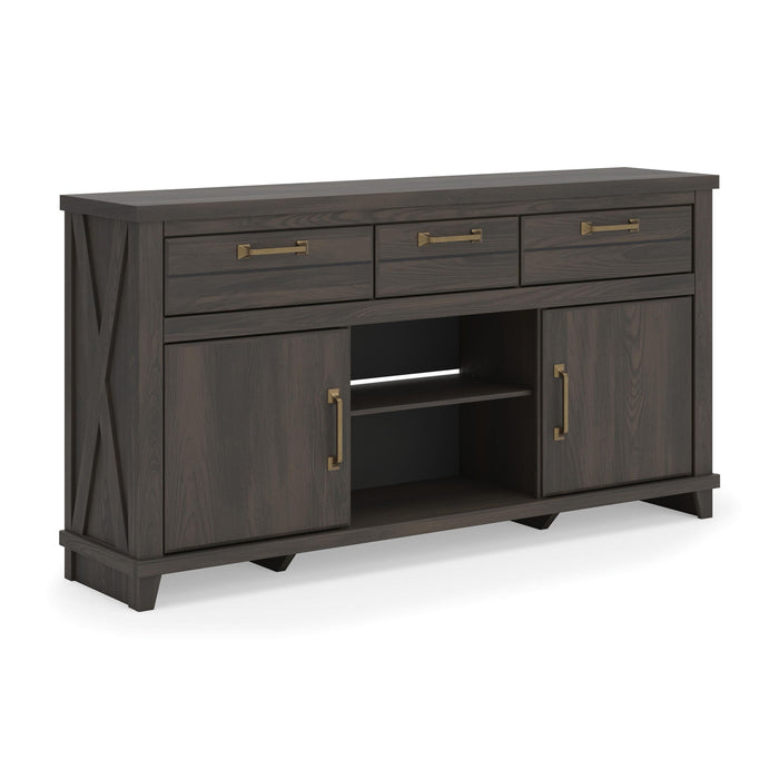 Brazen Valley - TV Stand With Fireplace Option Signature Design by Ashley®