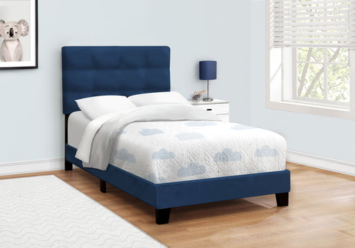 Bed, Upholstered, Frame Only, Transitional 8th Street