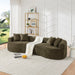 4 Seater Curved Cloud Sectional Sofa Home Essentials