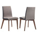Upholstered Side Chairs (Set of 2) - Gray Furniture Max
