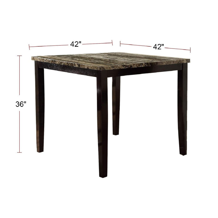 Square Dining Table - Brown Home Essentials