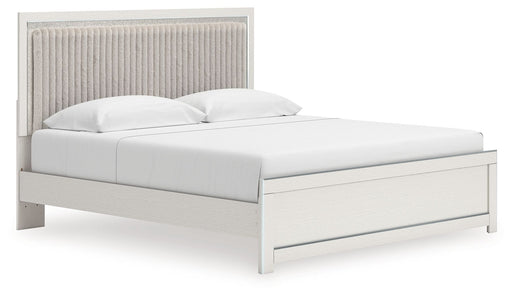 Zuraleus - Upholstered Panel Platform Bed With Roll Slats Signature Design by Ashley®