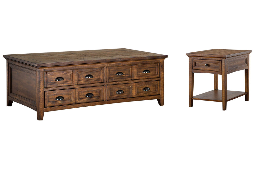 Bay Creek - Lift Top Storage Cocktail Table Set Magnussen Furniture