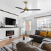 52" Ceiling Fan With Dimmable LED Light, 6 Speed DC Motor, 3 Blades Daily Nest