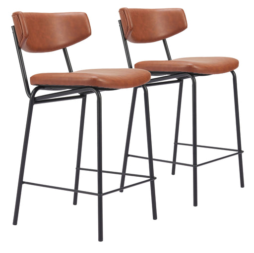 Charon - Counter Stool (Set of 2) Zuo Modern