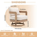Swivel Chair For Patio - Oak Home Essentials
