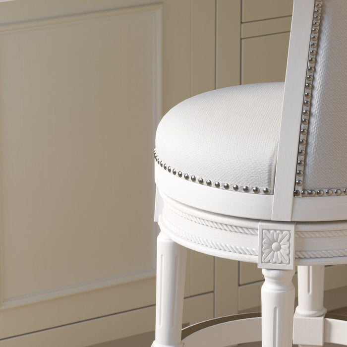 Swivel Barstool With High-Back Home Essentials