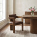 Sacha - Vegan Leather Upholstered Dining Chair With Brown Base (Set of 2) Meridian Furniture