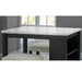 Dining Table Set With Storage Shelves, 3 Piece With 2 Stools - Black / Ivory / White Home Essentials
