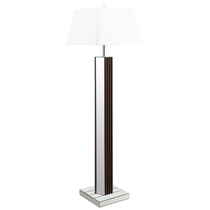 Echolls - Lamp With Scalloped Accents And Mirror Detail Furniture Max