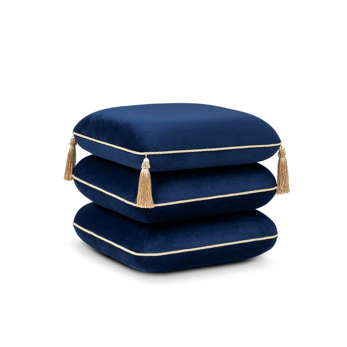 Monarch - Squared Upholstered Ottoman Jennifer Taylor Home