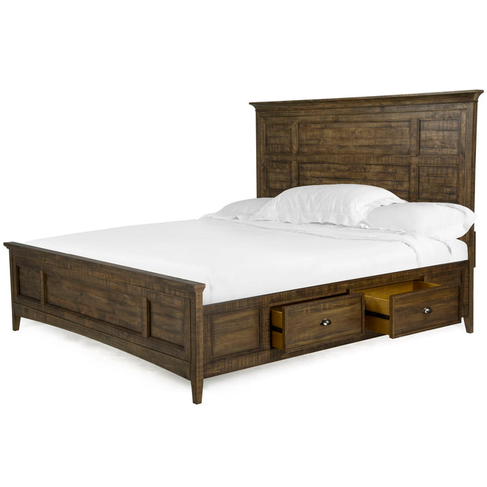 Bay Creek - Complete Panel Bed With Storage Rails Magnussen Furniture