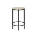 Round Accent Table For Living Room - Black 8th Street