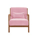 Upholstered Armchair With Back Support Pillow Home Essentials