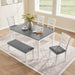 Elegant 6 Piece Dining Table Set With 4 Chairs And Bench Home Essentials