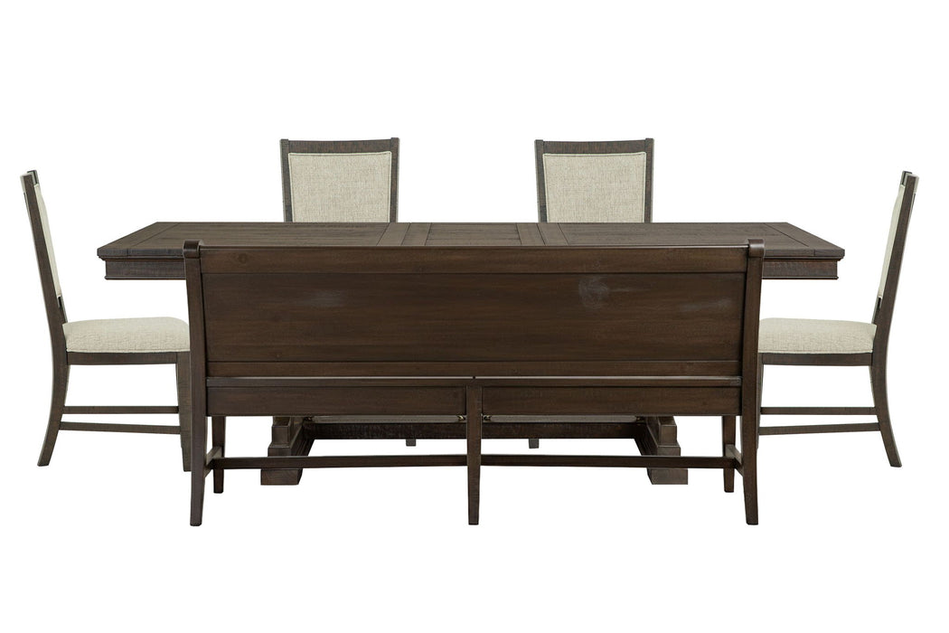 Westley Falls - Extendable Trestle Dining Table Set Magnussen Furniture