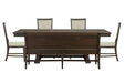 Westley Falls - Extendable Trestle Dining Table Set Magnussen Furniture