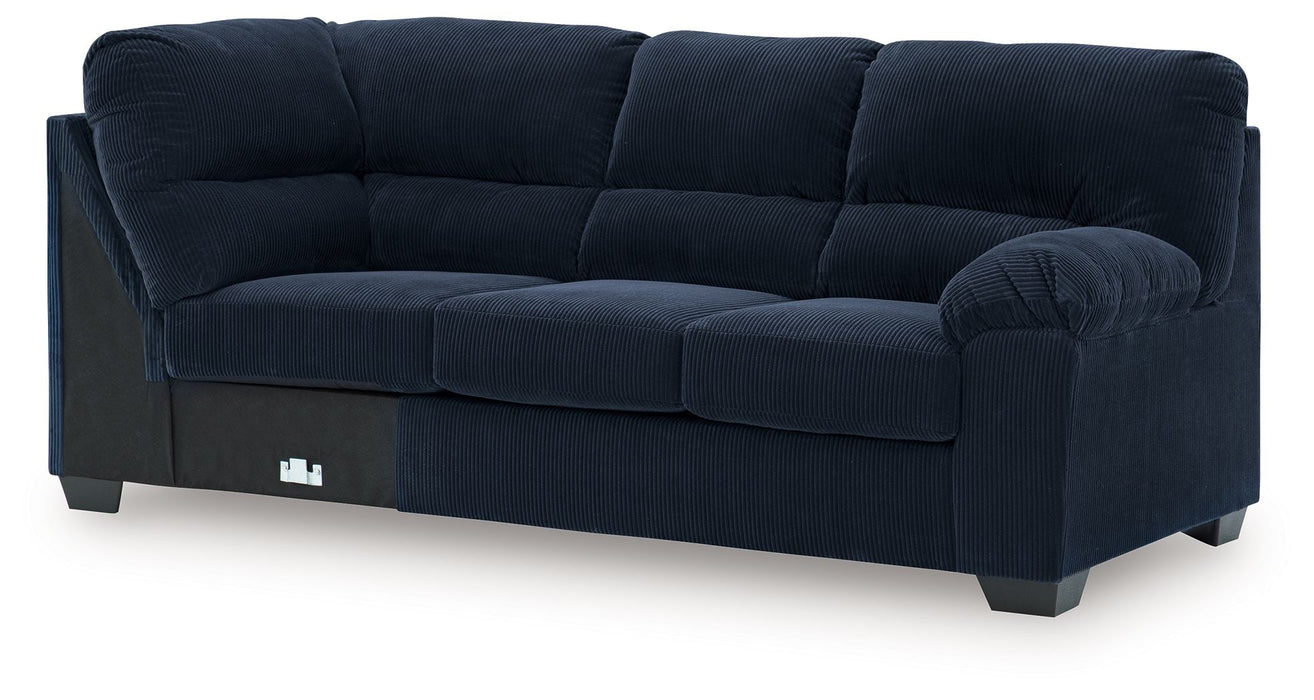 SimpleJoy - RAF Sofa With Corner Wedge - Navy Signature Design by Ashley®