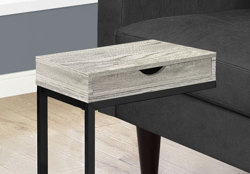 Accent Table, C - Shaped Stylish Modern - Gray 8th Street