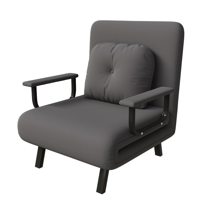 5 In 1 Folding Sofa Bed With 5 Position Adjustable Backrest Home Essentials