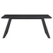 Smith - Rectangular Top Dining Table With 3 Drawers - Black Furniture Max