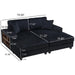 Convertible Sectional Sofa, Sleeper Oversized Living Room Lounge Home Essentials