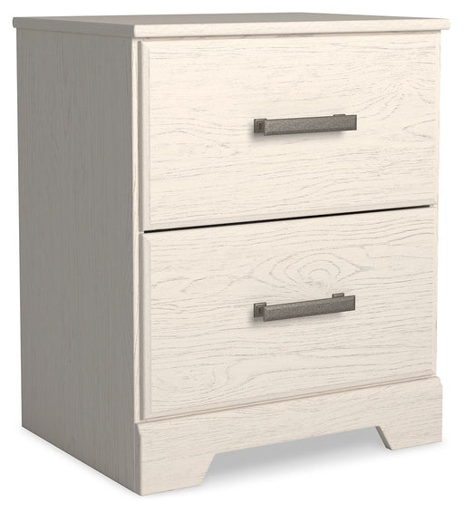 Stelsie - Two Drawer Night Stand - White Signature Design by Ashley®
