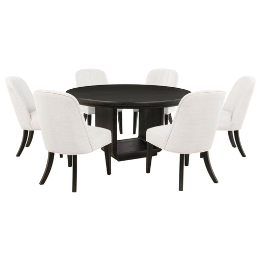 Bangor - Round Dining Table Set With Chairs Furniture Max