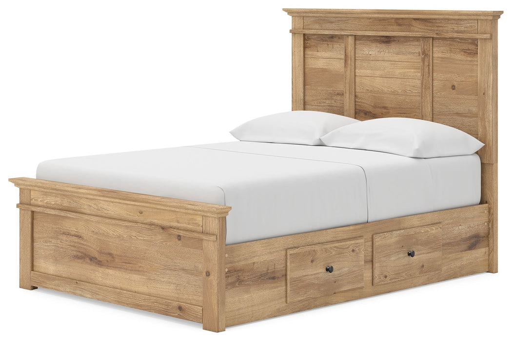 Makidern - Panel Storage Bed With 2 Under Bed Storage Units Signature Design by Ashley®