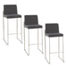Fuji - Contemporary And Modern Elegance High Back Barstool Lumi Source