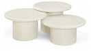 Emara - 3 Piece Concrete And Fiberglass Indoor / Outdoor Coffee Table Meridian Furniture