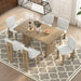 Dining Table Set For 6 With Upholstered Chairs Hearth and Haven
