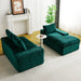 Modular Sofa, Convertible Twin Seat With Chaise Lounge Home Essentials