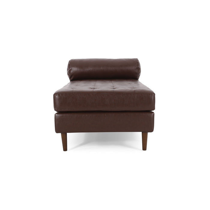 Nh-Cloudhouse - Chaise Lounge - Dark Brown - Rattan / Fabric