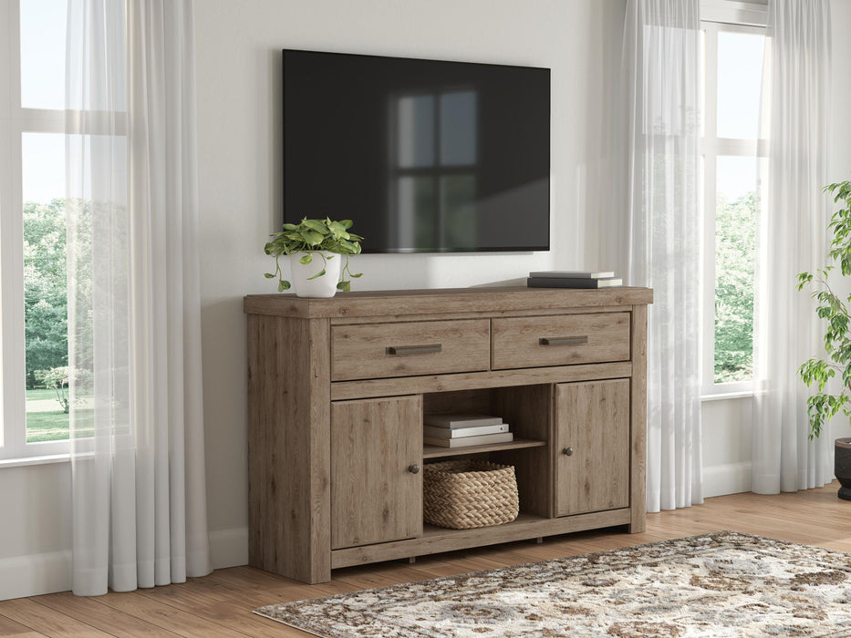 Garistyn - LG TV Stand With Fireplace Option Signature Design by Ashley®