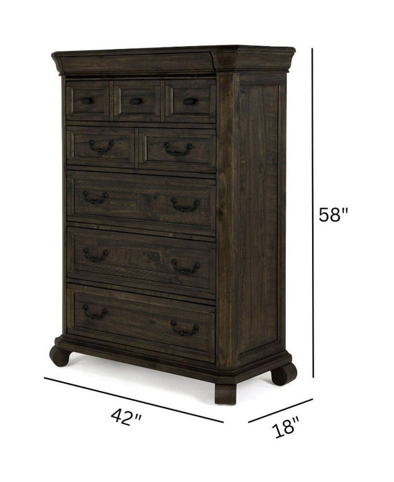 Bellamy - Drawer Chest - Peppercorn Magnussen Furniture